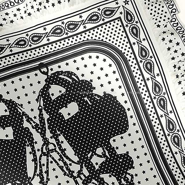 楽天市場】HERMES エルメス カレ70 フリル ブリッド ドゥ ガラ