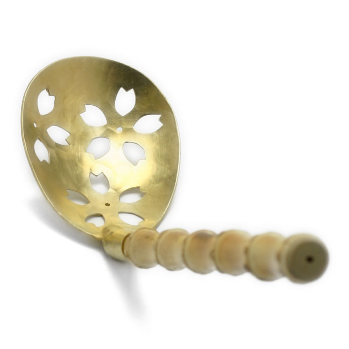 楽天市場】真鍮竹柄ちりれんげ・穴あり・有次《お玉》 : 和食器の愉し