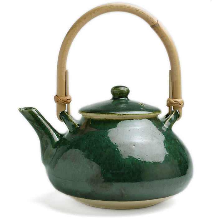 楽天市場】土楽窯 伊賀焼：青土瓶・土楽《土瓶・750ml》 : 和食器の