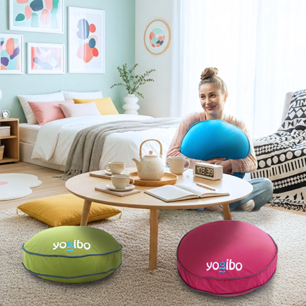 楽天市場】【送料無料】 Yogibo Round Pillow Logo （ヨギボー