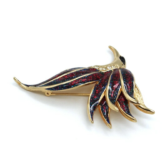 楽天市場】クリスチャン ディオール ヴィンテージ ブローチ GP メタル