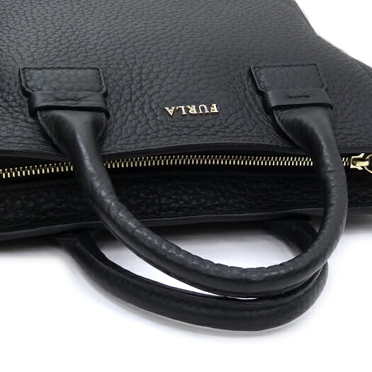 楽天市場】フルラ カプリッチョ S 2way ハンドバッグ レザー ブラック