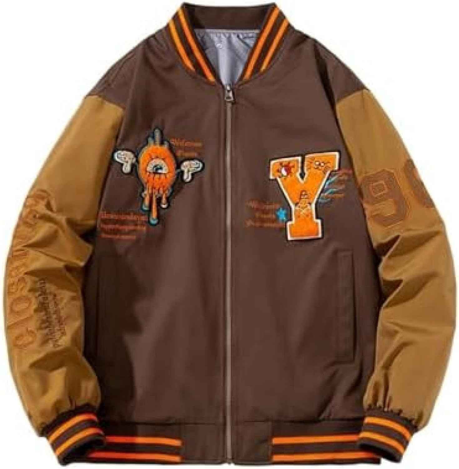 楽天市場】スタジャン メンズ 秋 春 ジャケット 刺繍 防風 大きい