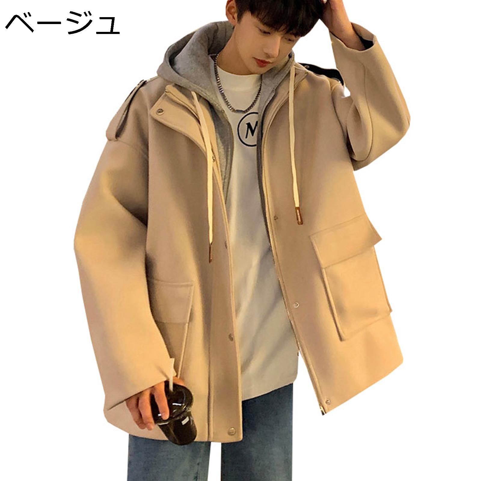 楽天市場】【20%OFFクーポン〜】チェスターコート フード付き ミドル丈