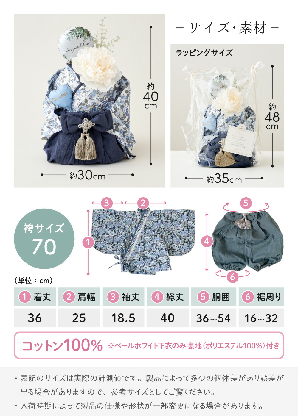 楽天市場】おむつケーキ 女の子 男の子 出産祝い 名入れ ベビー袴2