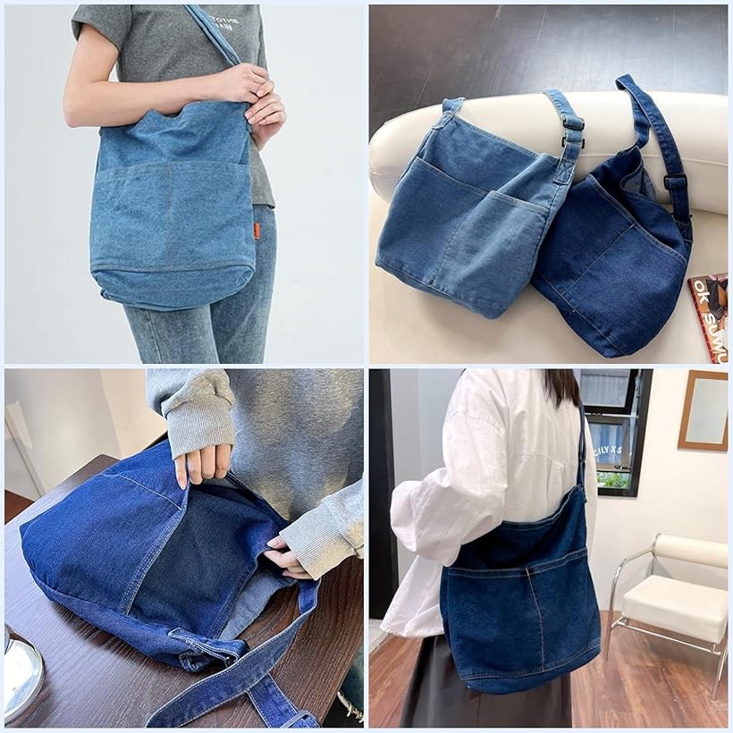 楽天市場】デニム ショルダーバッグ レディース 斜めがけバッグ デニム