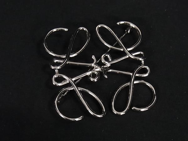 楽天市場】□極美品□ LOEWE ロエベ アナグラム ピンブローチ