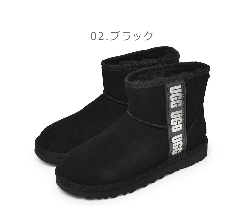 楽天市場】アグ クラシックミニサイドロゴII UGG ブーツ レディース