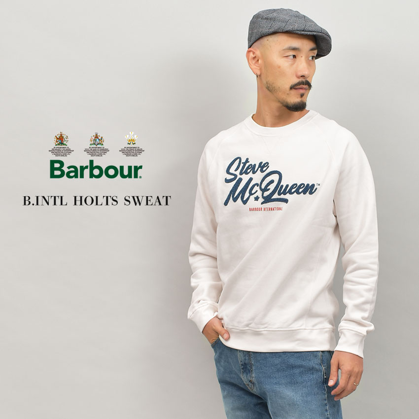 楽天市場】バブアー スウェット BARBOUR B.INTL HOLTS SWEAT メンズ