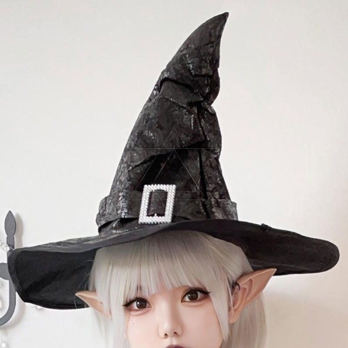 楽天市場】コスプレ小物 魔女帽子 パーティー 悪魔 デビル 黒帽子