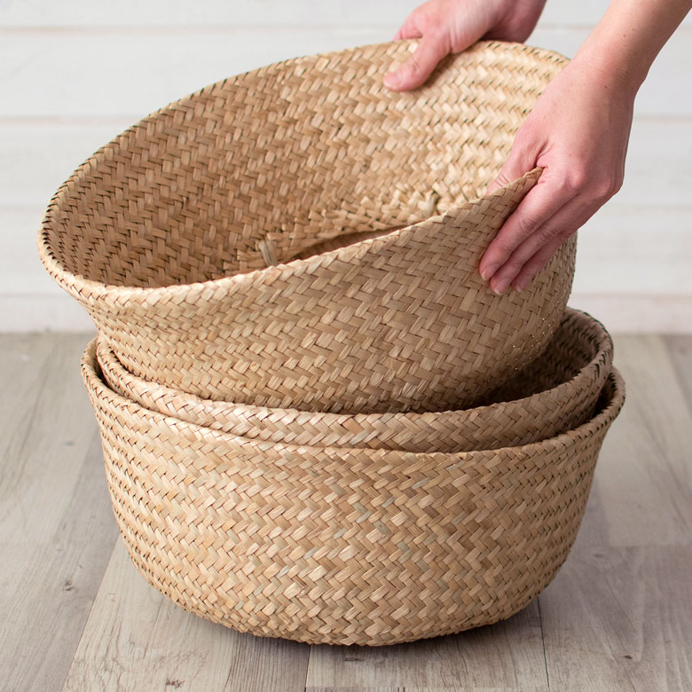 ⭐アメリカンカントリー雑貨♥脚付き木製バスケット✳️りんご(内