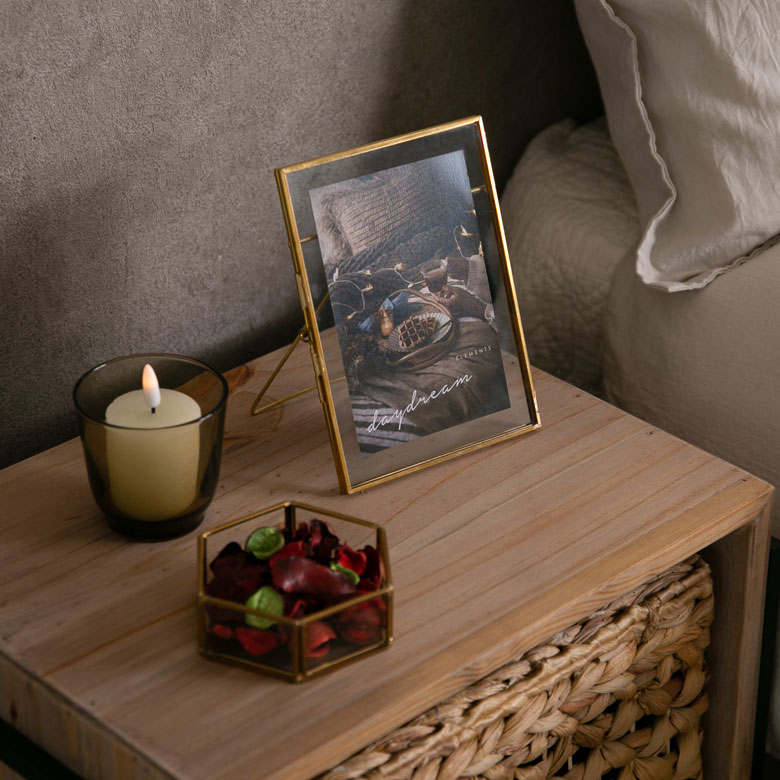 楽天市場】ガラスと真鍮でできたフォトフレーム 写真立て おしゃれ