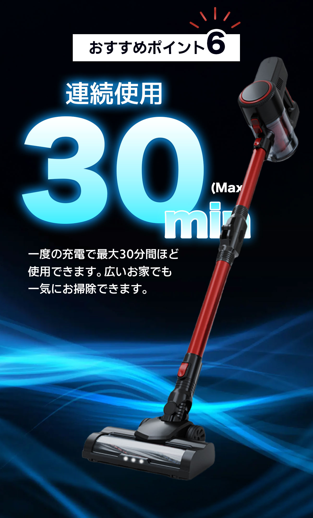 楽天市場】掃除機 コードレス 軽量 ハンディ掃除機 強力吸引 パイクが