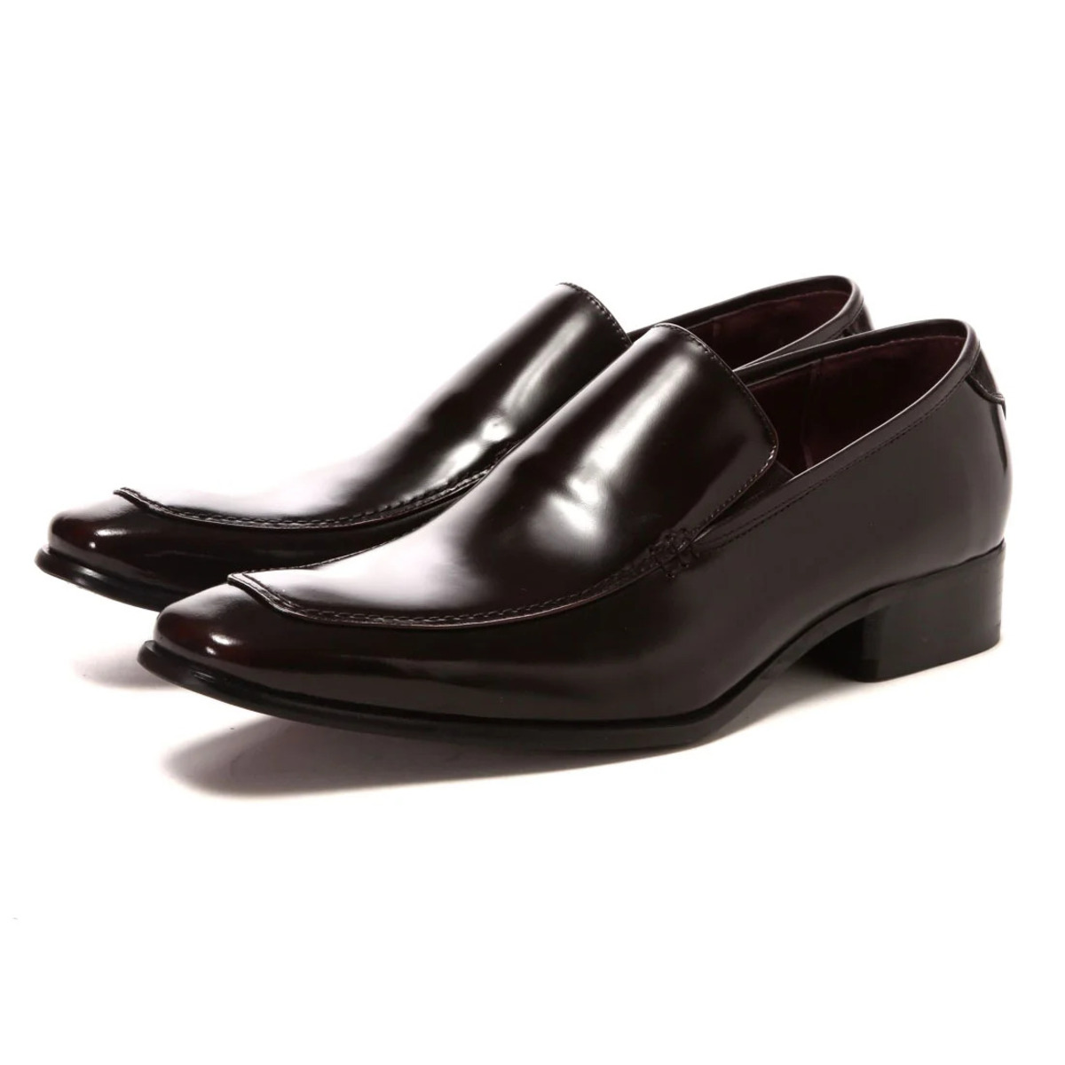 楽天市場】ビジネスシューズ メンズ 本革 スリッポン 黒 革靴