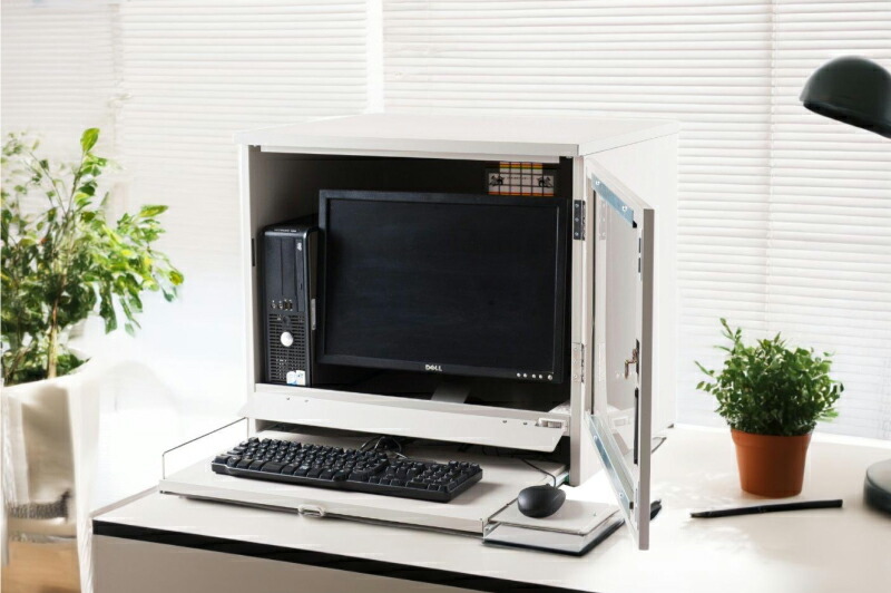 楽天市場】セキュリティボックス 4U 鍵付き 排熱 デスクトップ PC