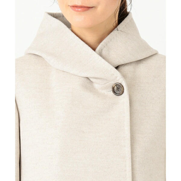 楽天市場】ウールアンゴラビーバー フーデッド コート／23区 : 丸井