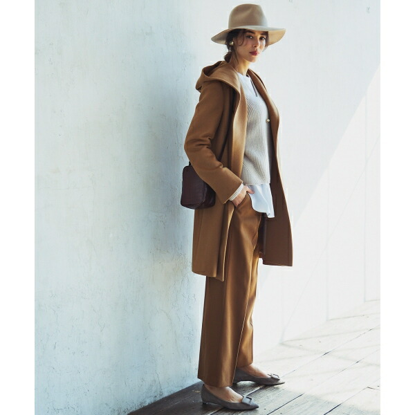 楽天市場】ウールアンゴラビーバー フーデッド コート／23区 : 丸井