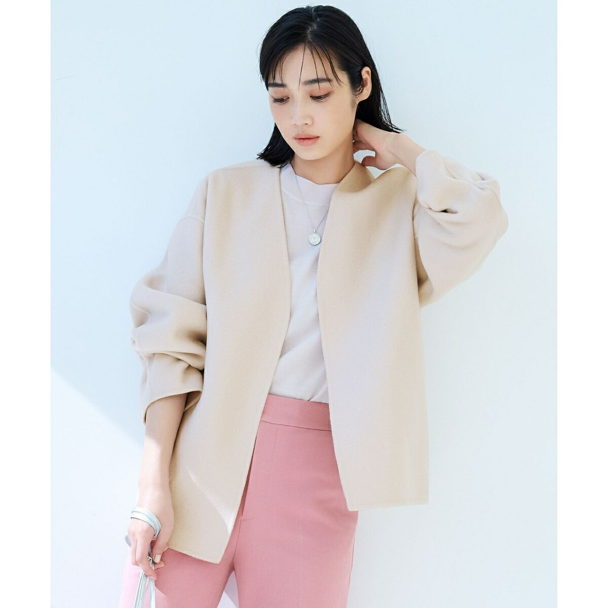 楽天市場】MANTECOリバー ショート コート／23区（23KU） : 丸井