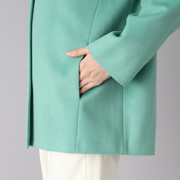 楽天市場】【STORY web掲載／軽く羽織れるミドル丈】ノーカラー