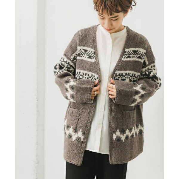 楽天市場】ハンドニットカウチンカーディガン／アーバンリサーチ