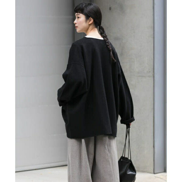 かぐれ ウールノーカラージャケット 圧縮ウール グレージュ 23AW 楽天