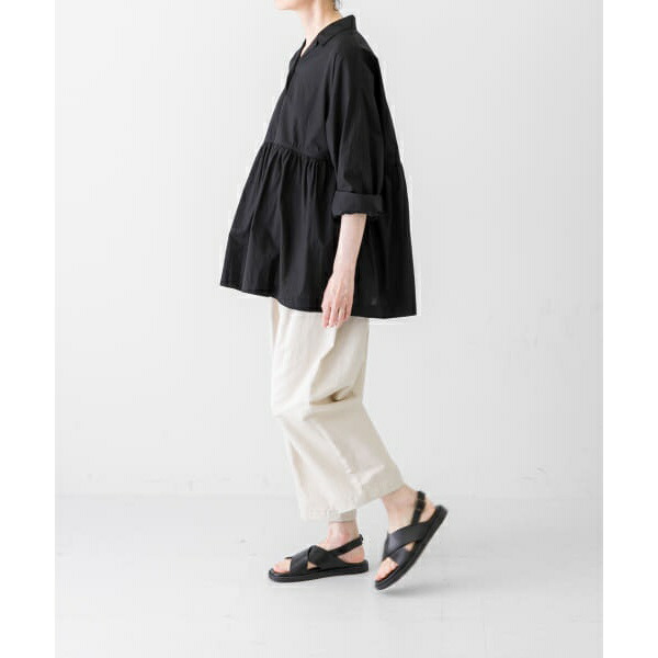 楽天市場】オープンカラーギャザーシャツ／かぐれ（kagure） : 丸井