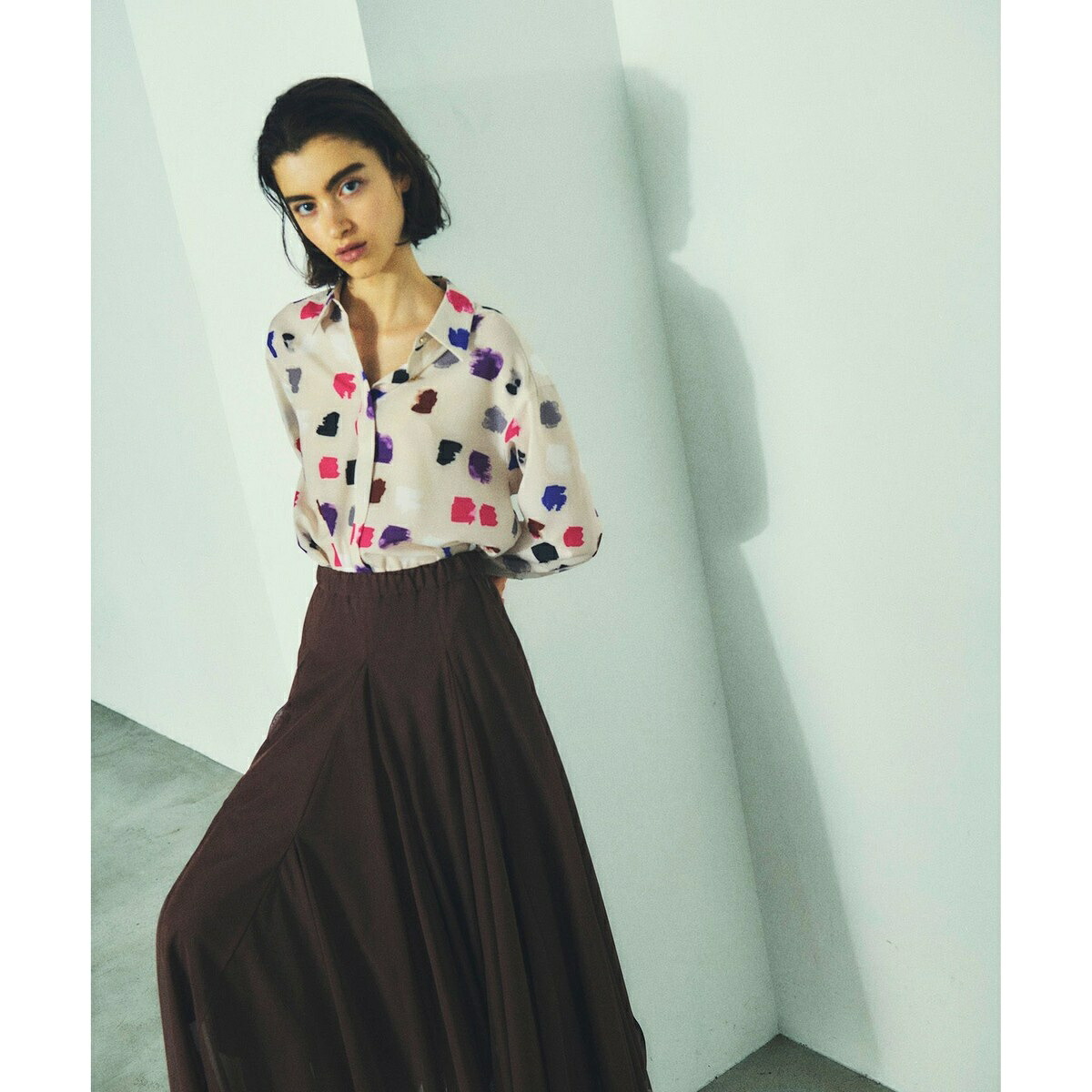 楽天市場】マルチペイントプリントブラウス／グレースコンチネンタル