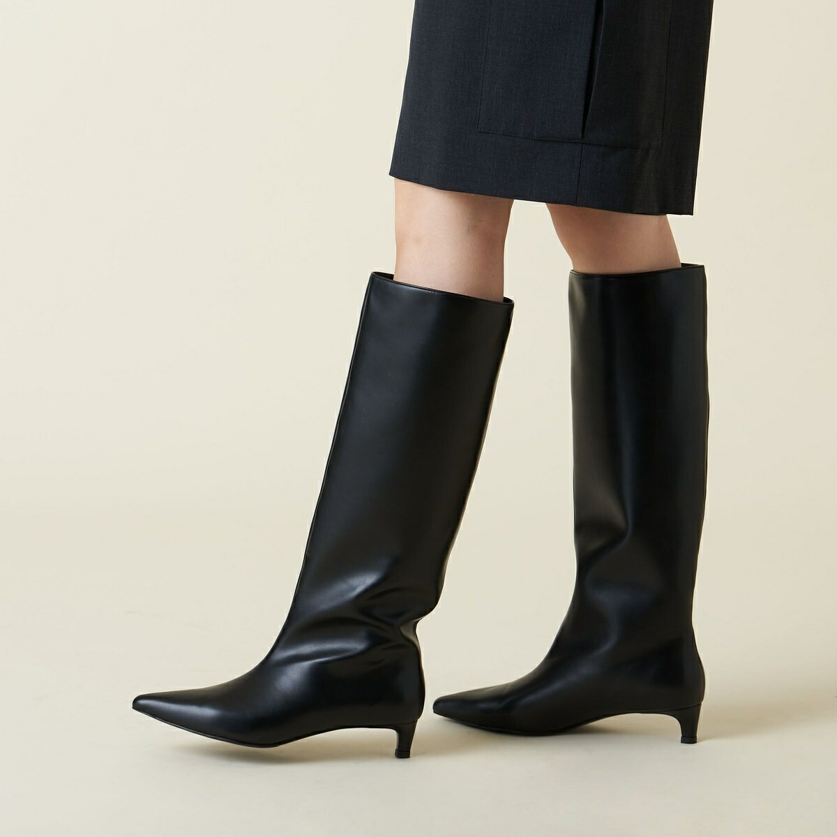 楽天市場】【WEB限定】ストレートライン ロングブーツ35○↑／オデット