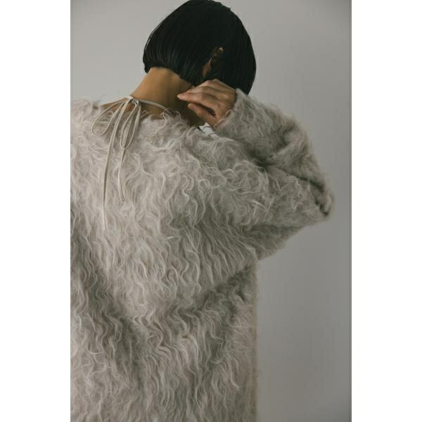 楽天市場】ヘアリーカールニットカーデ／スタイルミキサー（STYLEMIXER