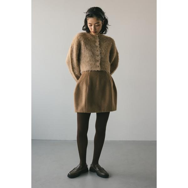 楽天市場】ヘアリーショートニットカーデ／スタイルミキサー