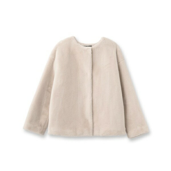 楽天市場】【トレンドコート】大人フェイクファーコート／インディヴィ