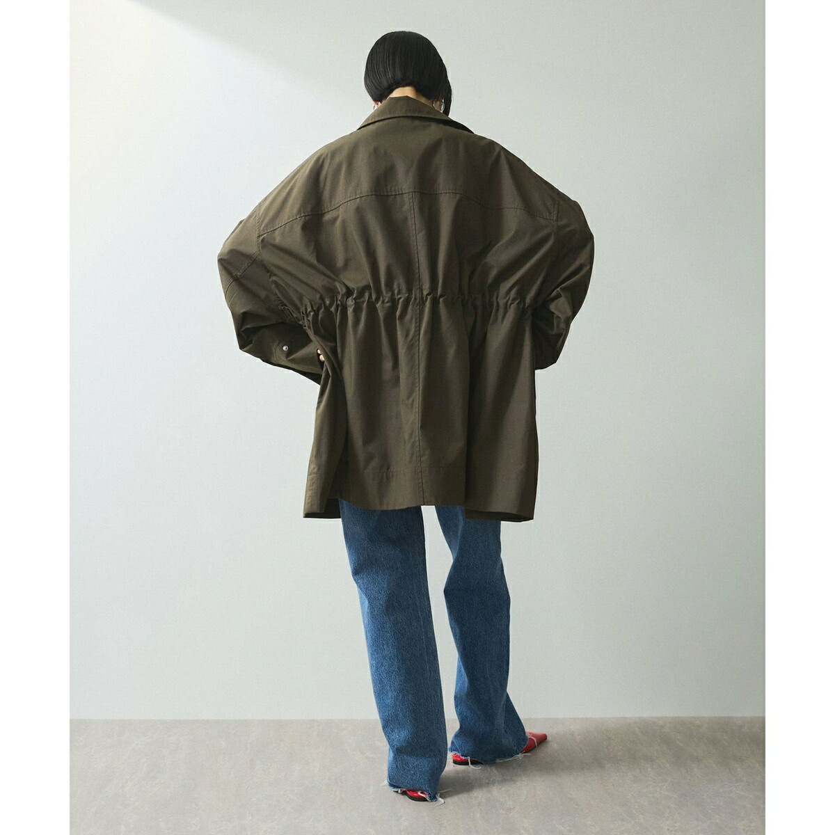 楽天市場】【WEB限定】スタンドカラーハーフモッズコート