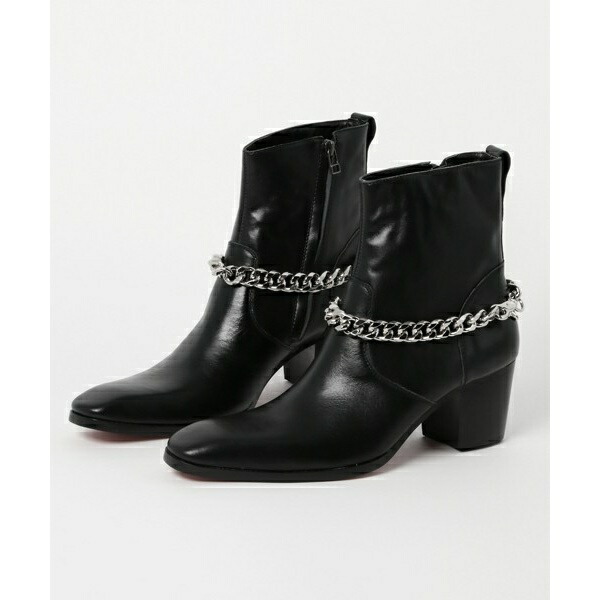 楽天市場】【ジギースムース】カウレザー リングベルトヒールブーツ