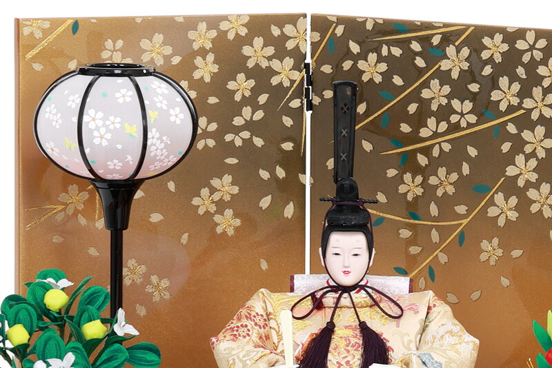 楽天市場】雛人形 ひな人形 平飾り 親王飾り 平安優香作 花ごろも 京十