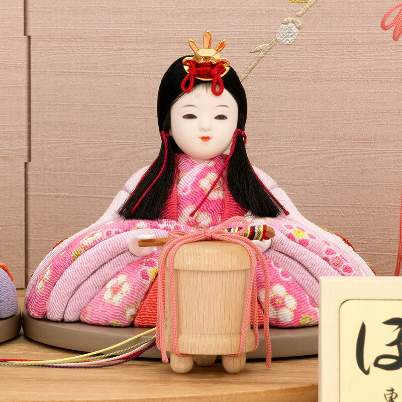 楽天市場】雛人形 久月 コンパクト ひな人形 雛 木目込人形飾り 平飾り