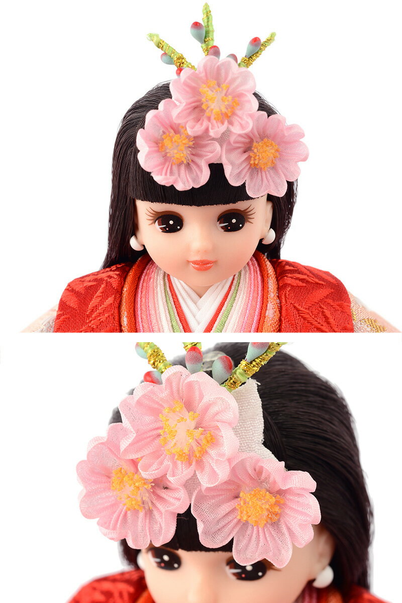 楽天市場】雛人形 リカちゃん 久月 ひな人形 収納飾り 三段飾り 五人