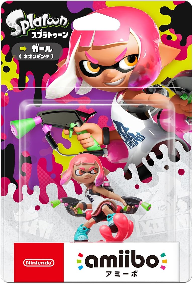楽天市場】amiibo ガール ネオンピンク （スプラトゥーンシリーズ