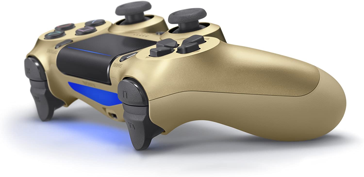 楽天市場】純正ps4ワイヤレスコントローラー (DUALSHOCK 4) ゴールド