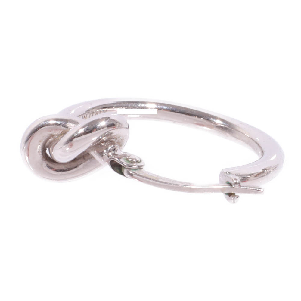 楽天市場】CELINE（セリーヌ）ノット スモールフープ ピアス ロジウム