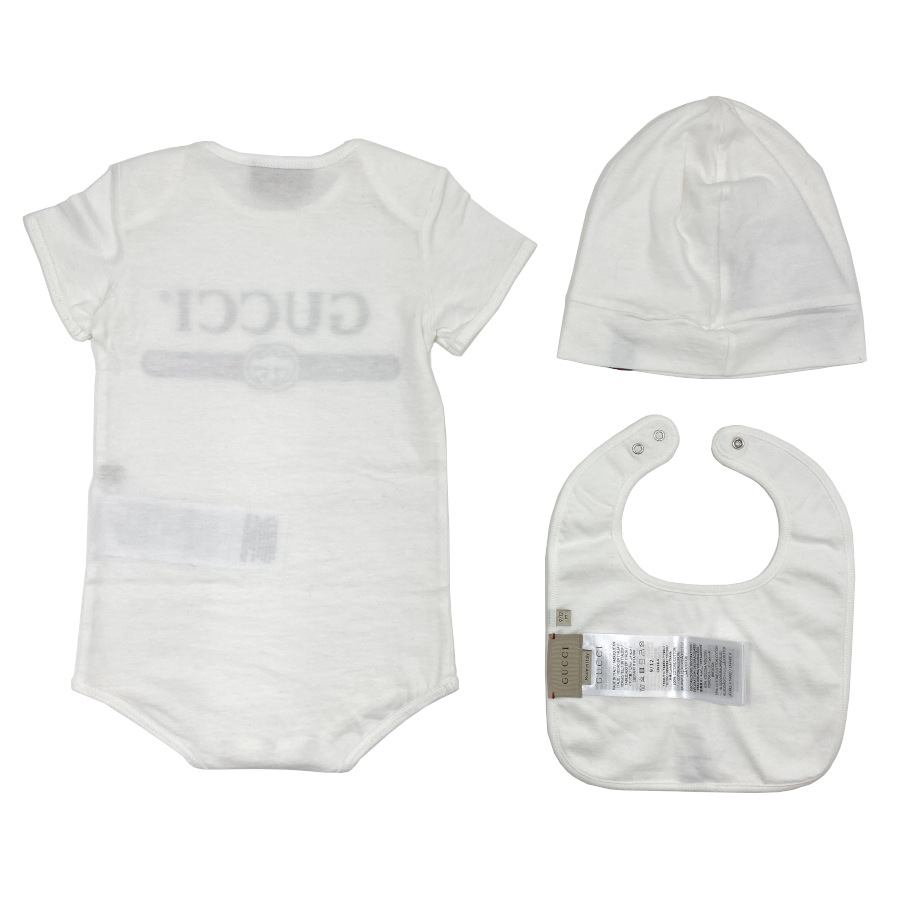 楽天市場】【新品】グッチ GUCCI ベビー GUCCI ロゴ コットン ギフト