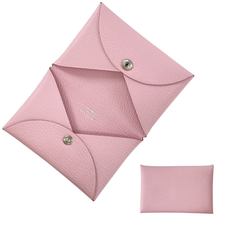 楽天市場】エルメス HERMES カルヴィ シェーブル レザー ローズサクラ