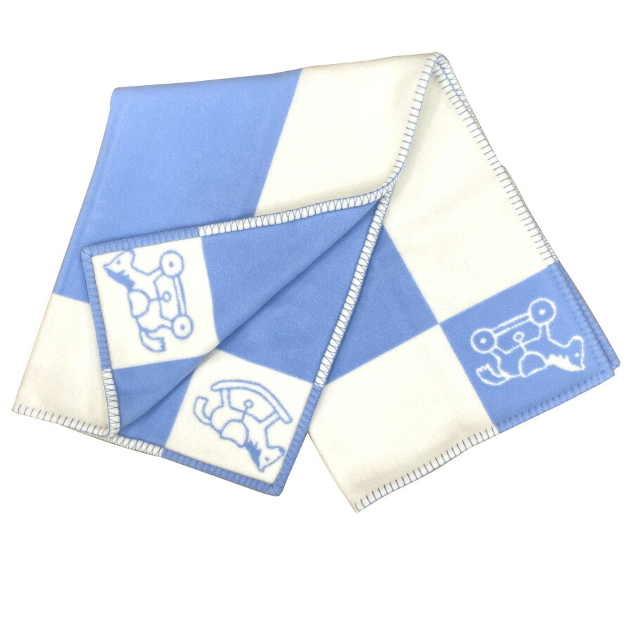 楽天市場】エルメス HERMES 大判 ブランケット おくるみ 赤ちゃん