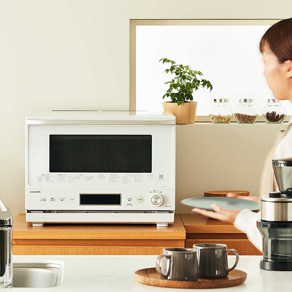 楽天市場】コイズミ オーブンレンジ 26L KOR-2601 | 白 フラット