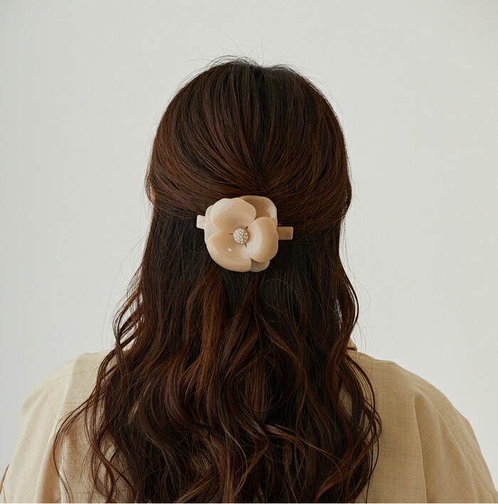 楽天市場】アレクサンドル ドゥ パリ バレッタ カメリアバレッタ 8cm