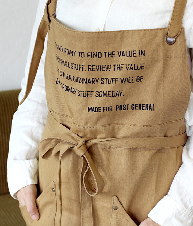 楽天市場】【公式】ポストジェネラル ワークエプロン 421(POSTGENERAL