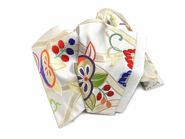 楽天市場】西陣織 袋帯 正絹 こども・ジュニア用 日本製 全通の女の子