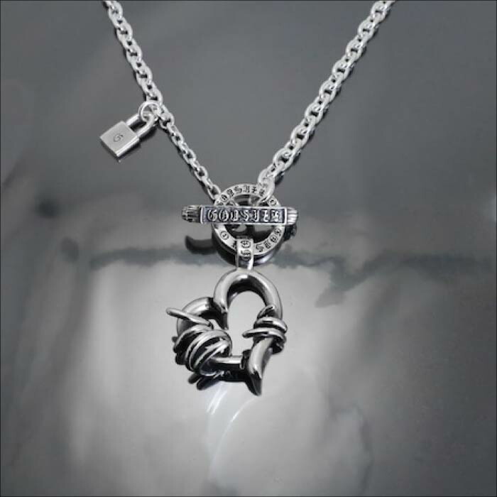 楽天市場】【GODSIZE ゴッドサイズ】CHAIN NECKLACE T-BAR [THORNY