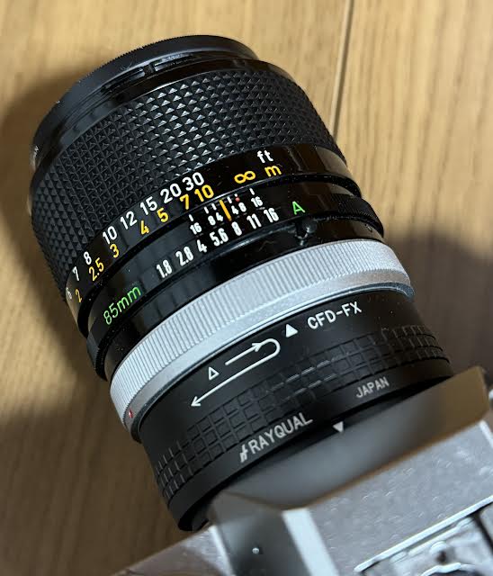 Canon FD 85mm F1.8 S.S.C レビュー | 赤城山をもっと!!