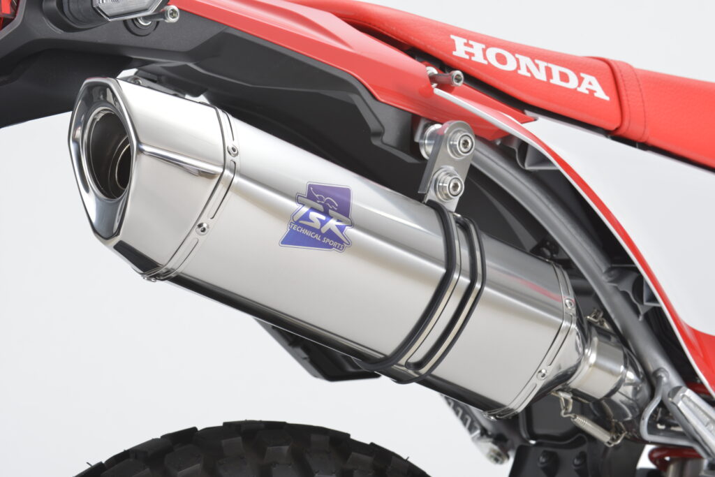 新発売】'21-CRF250L/RALLY フルチタン製スリップオンマフラー ｜ TSR
