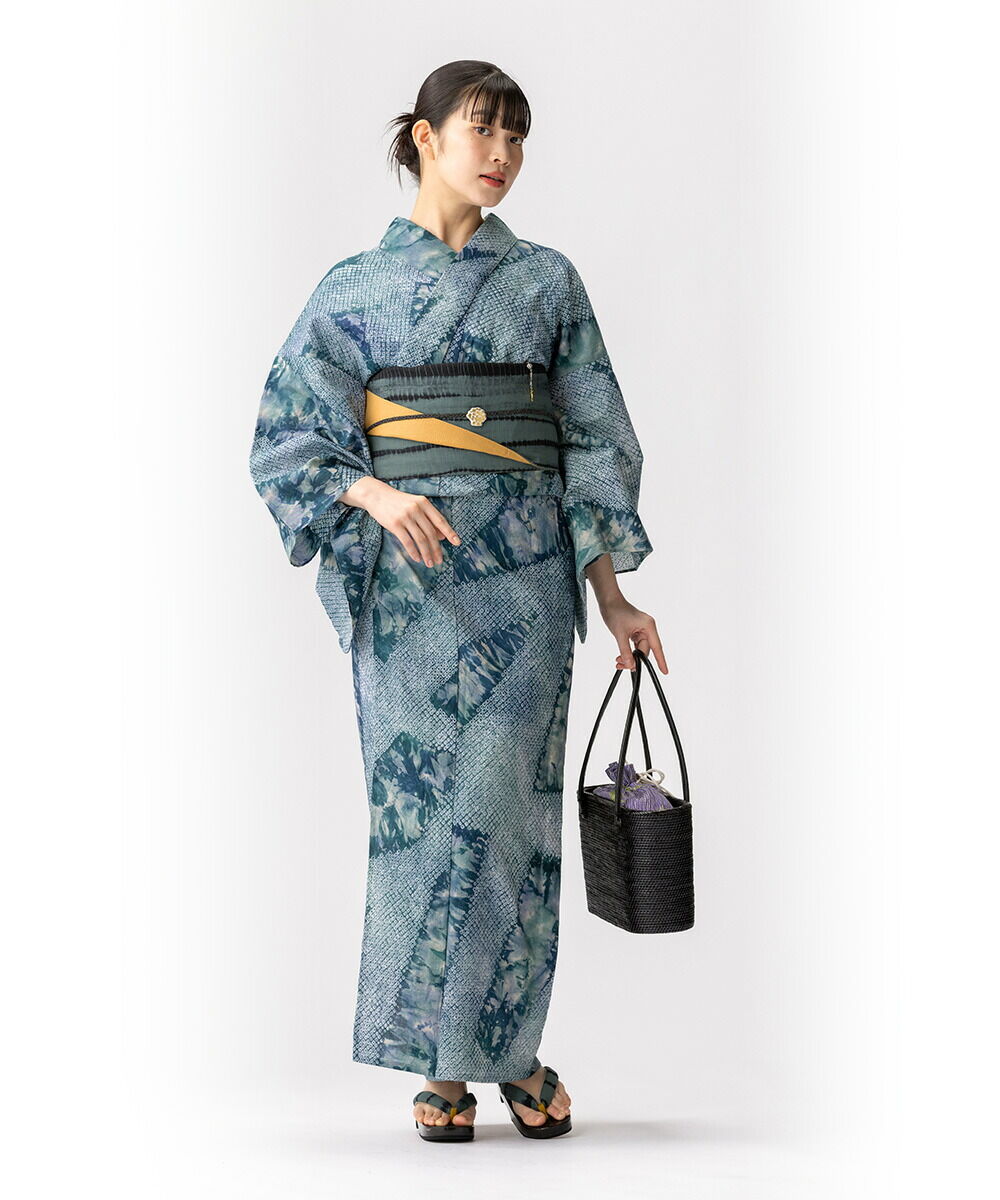 クーポンで2500円OFF＞【フルオーダー】浴衣 有松絞り 2025 光線